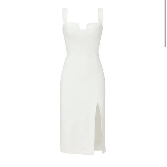 Finders Keepers Luna Front Slit Sheath Dress - Picture 2 of 11